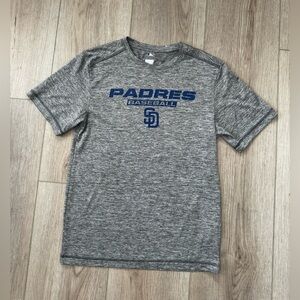 Genuine Merchandise Gray and Blue Padres Tee SD 💙